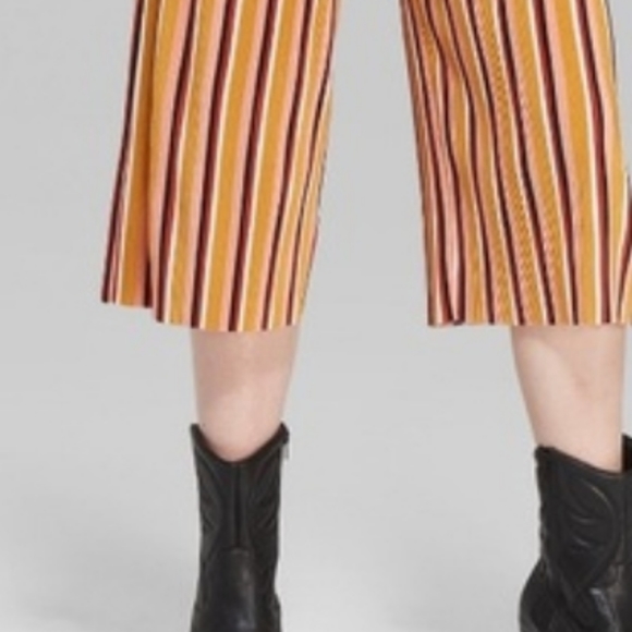 Wild Fable Striped Pleated Knit Jumpsuit - Picture 5 of 5